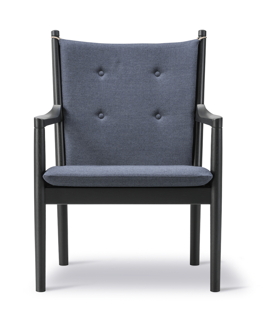 1788 Easy Chair - Black Lacquered Oak