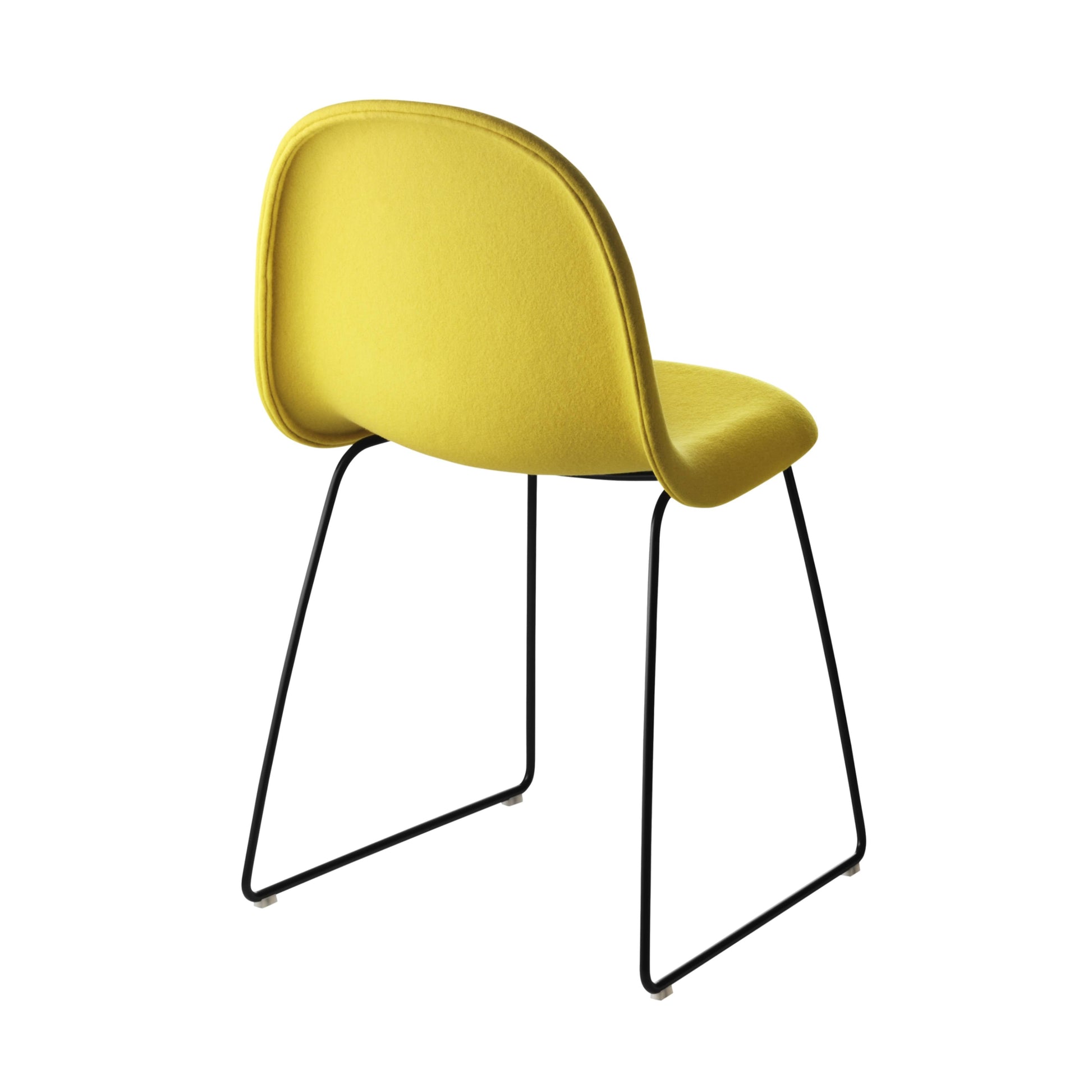 3D Dining Chair: Sledge Base + Full Upholstery