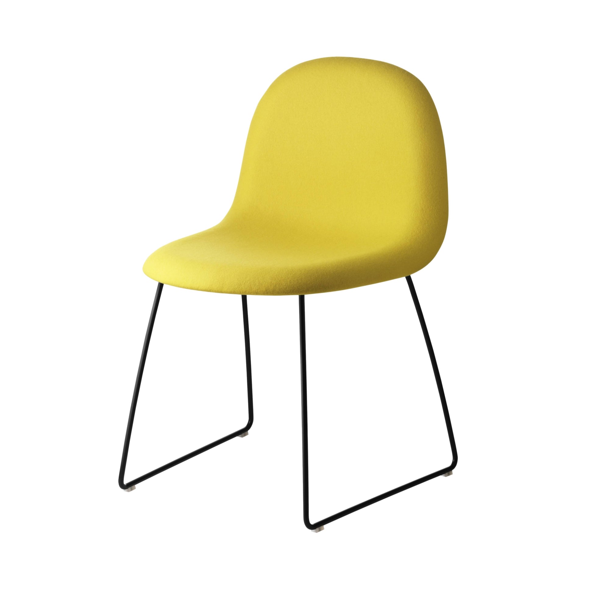 3D Dining Chair: Sledge Base + Full Upholstery