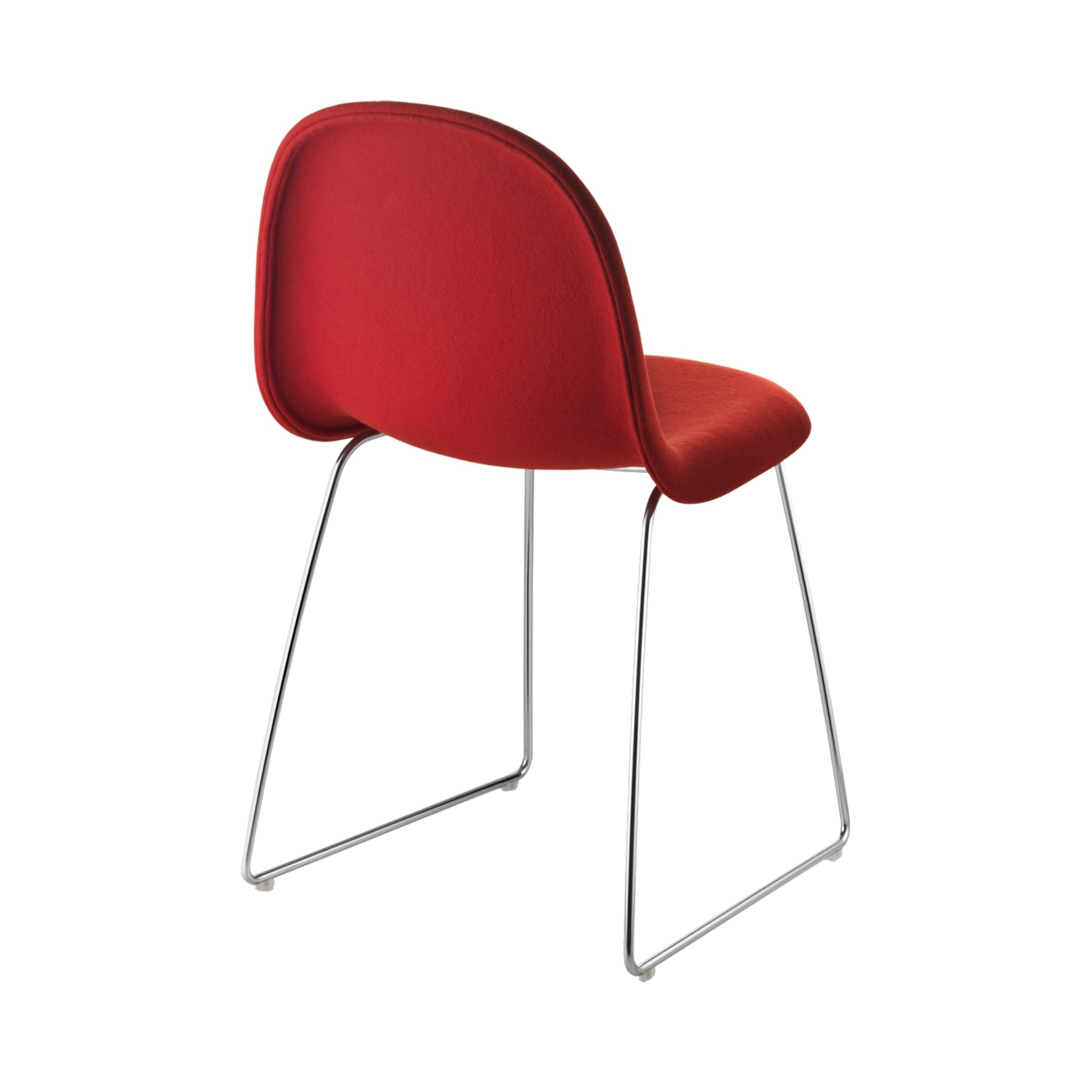 3D Dining Chair: Sledge Base + Full Upholstery