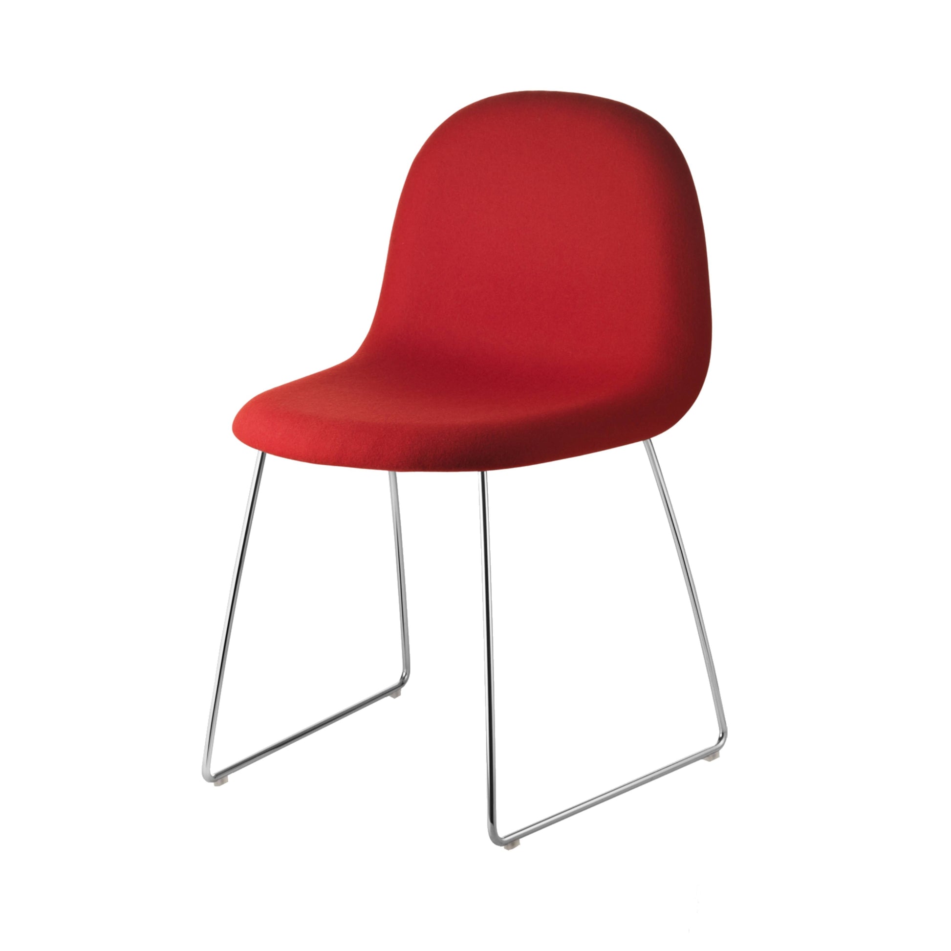 3D Dining Chair: Sledge Base + Full Upholstery
