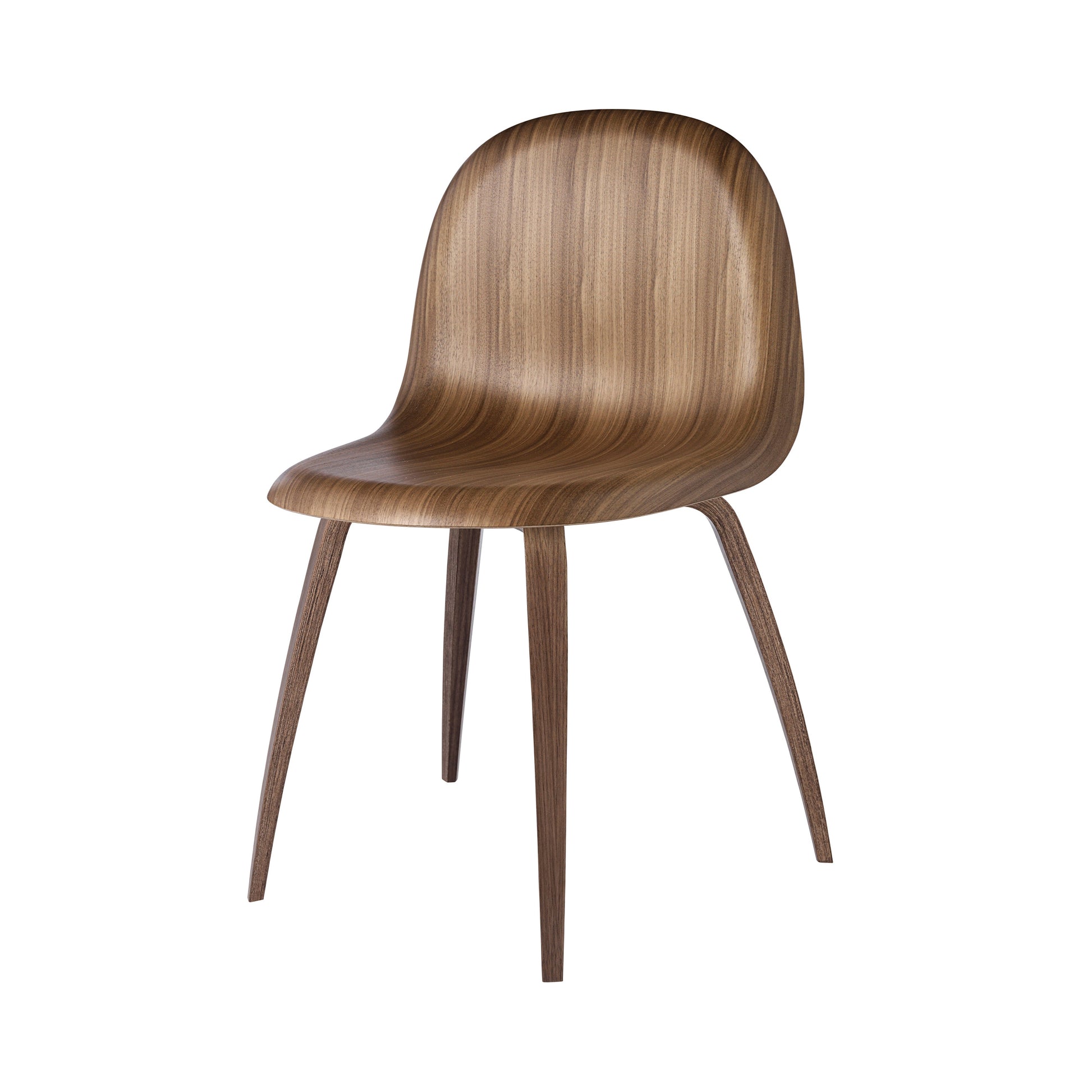 3D Dining Chair: Wood Base