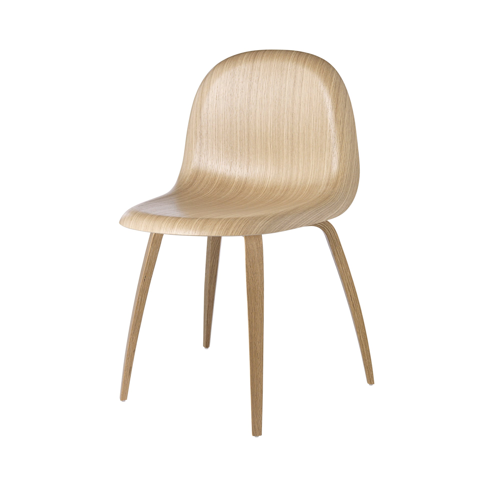 3D Dining Chair: Wood Base