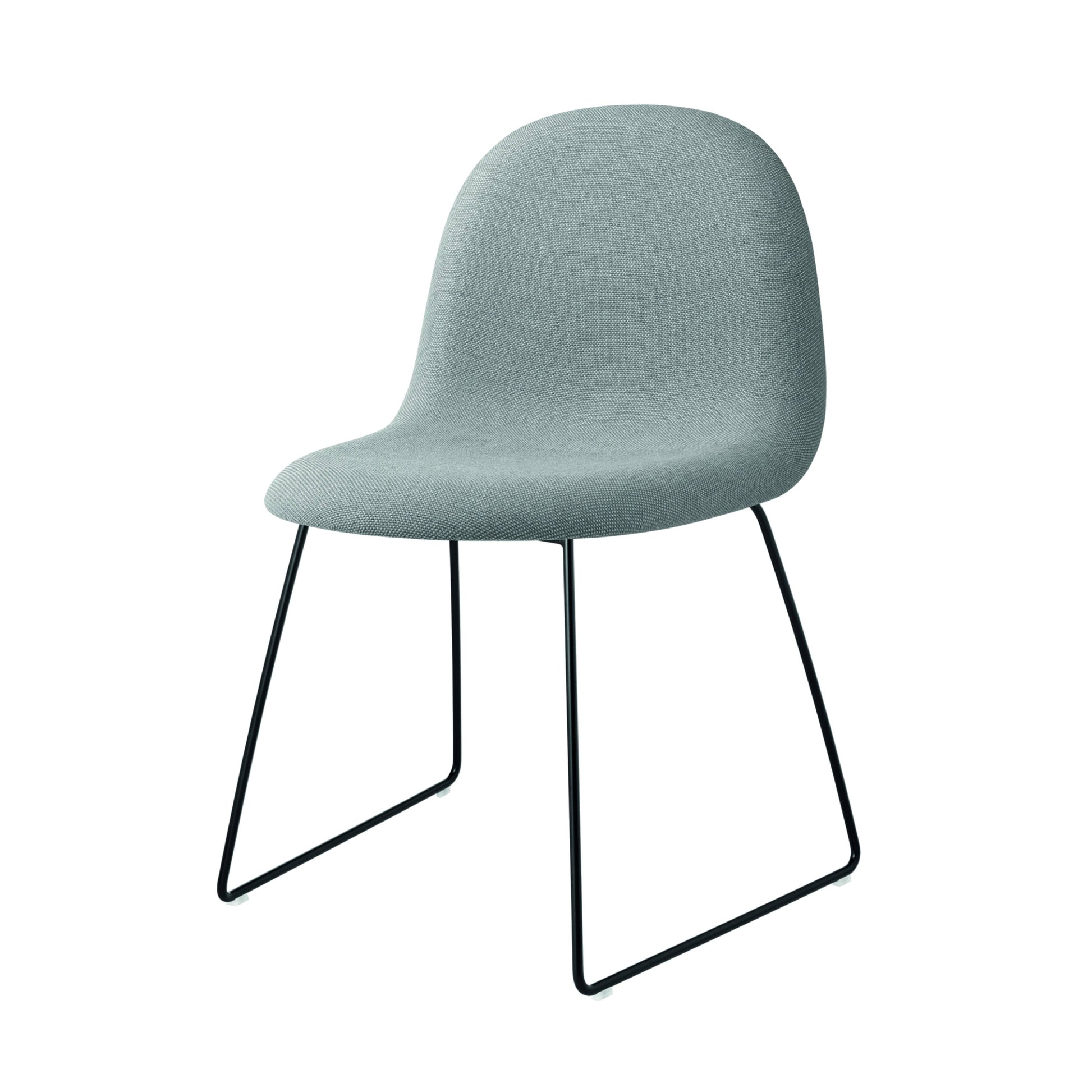 3D Dining Chair: Sledge Base + Full Upholstery