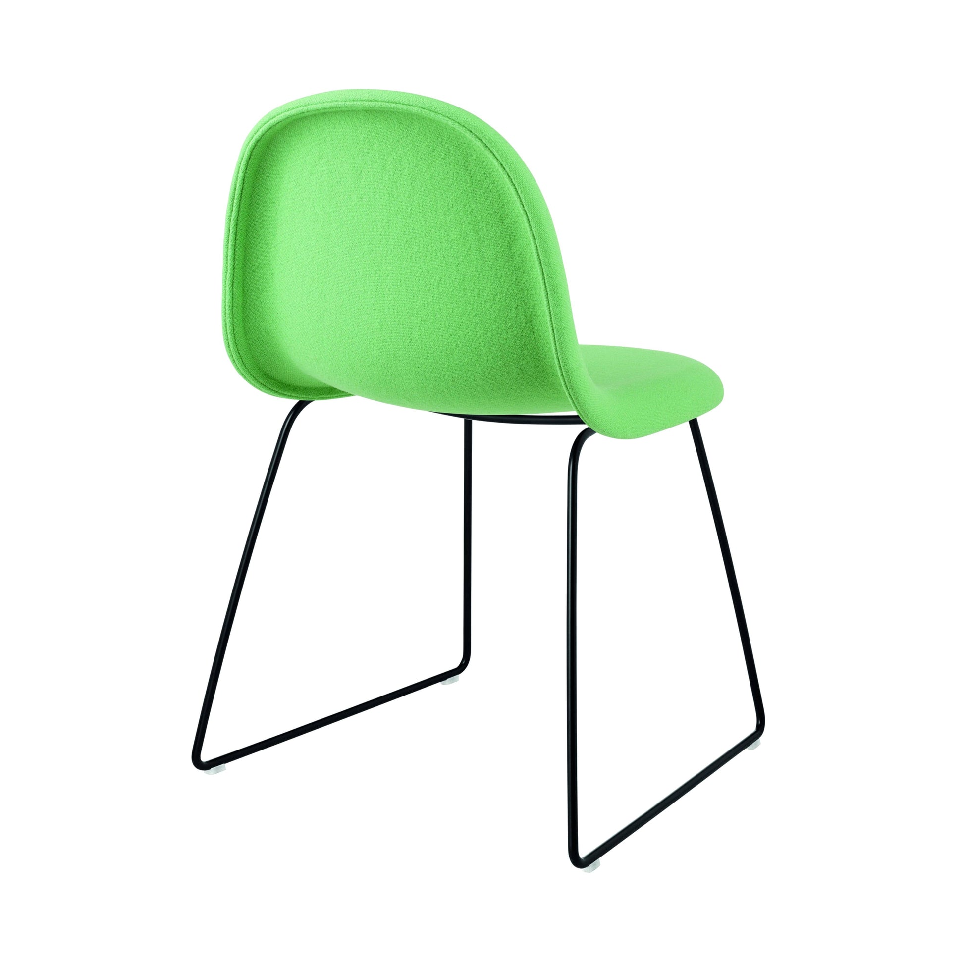 3D Dining Chair: Sledge Base + Full Upholstery