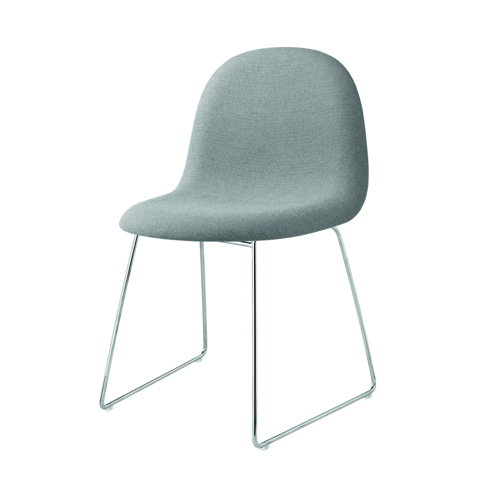 3D Dining Chair: Sledge Base + Full Upholstery