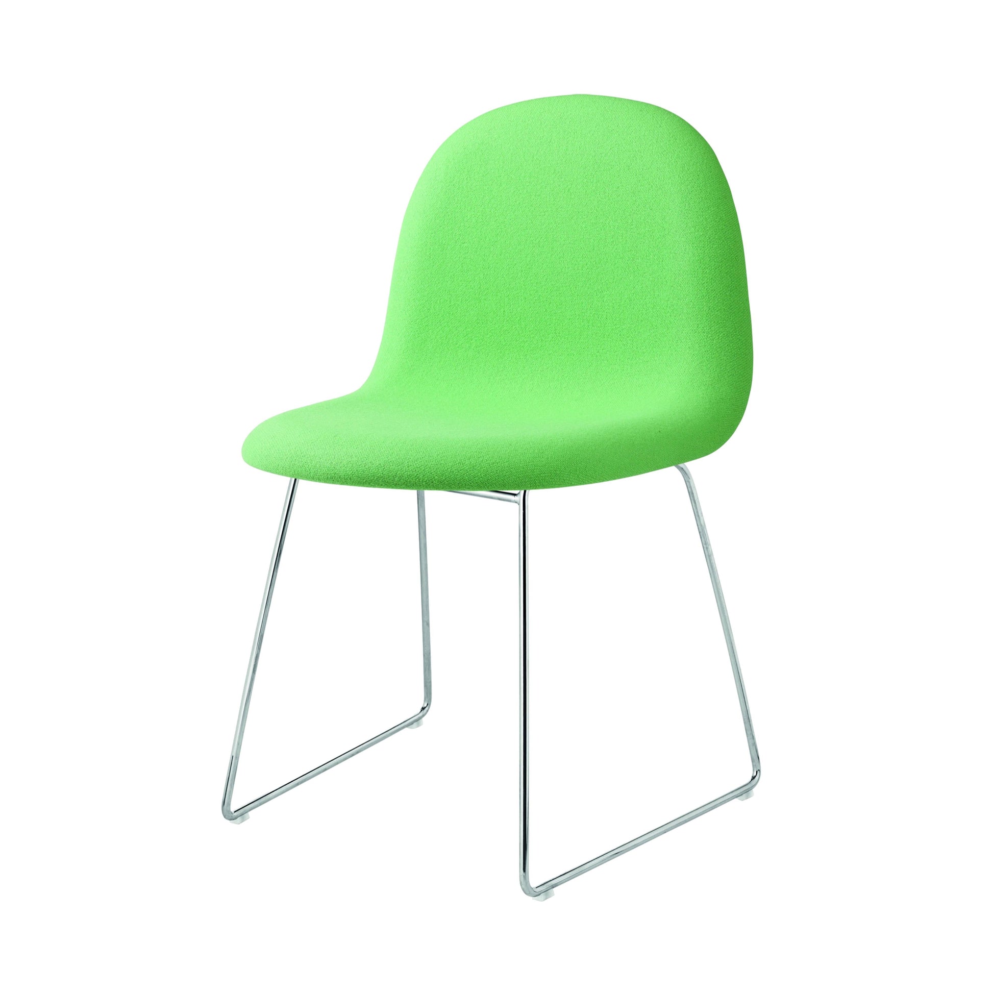 3D Dining Chair: Sledge Base + Full Upholstery