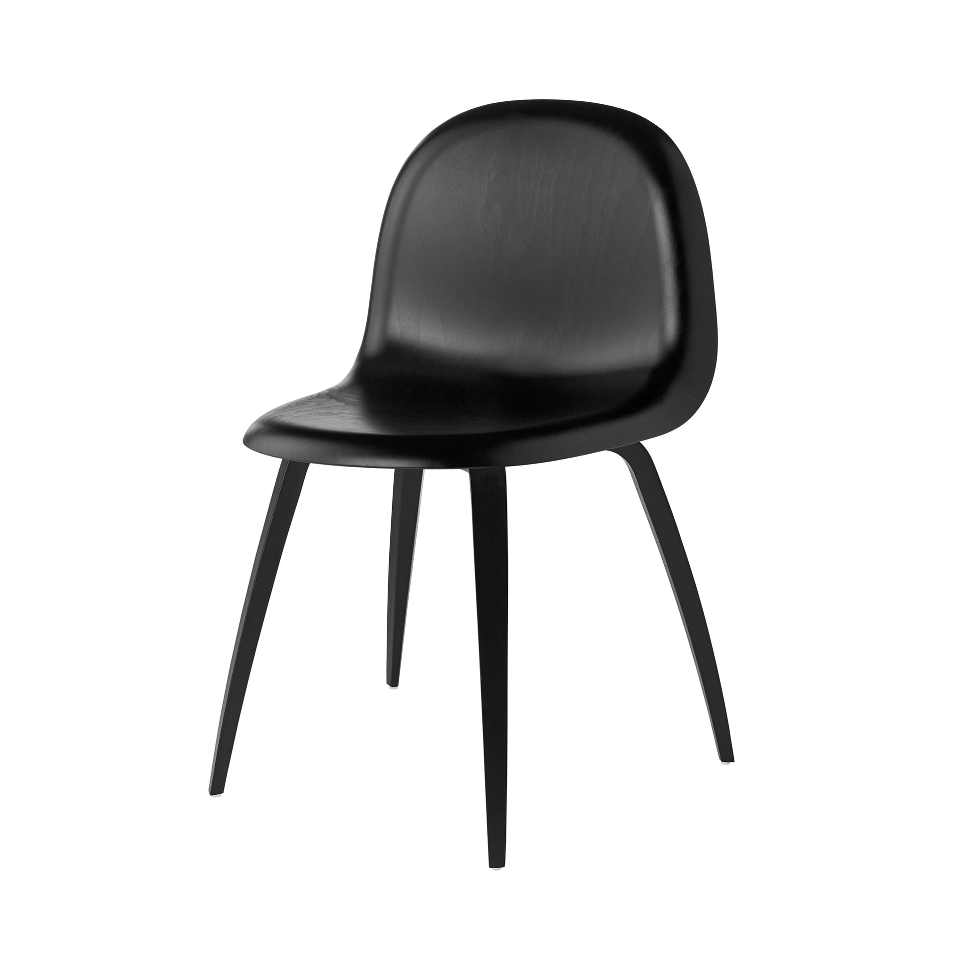 3D Dining Chair: Wood Base