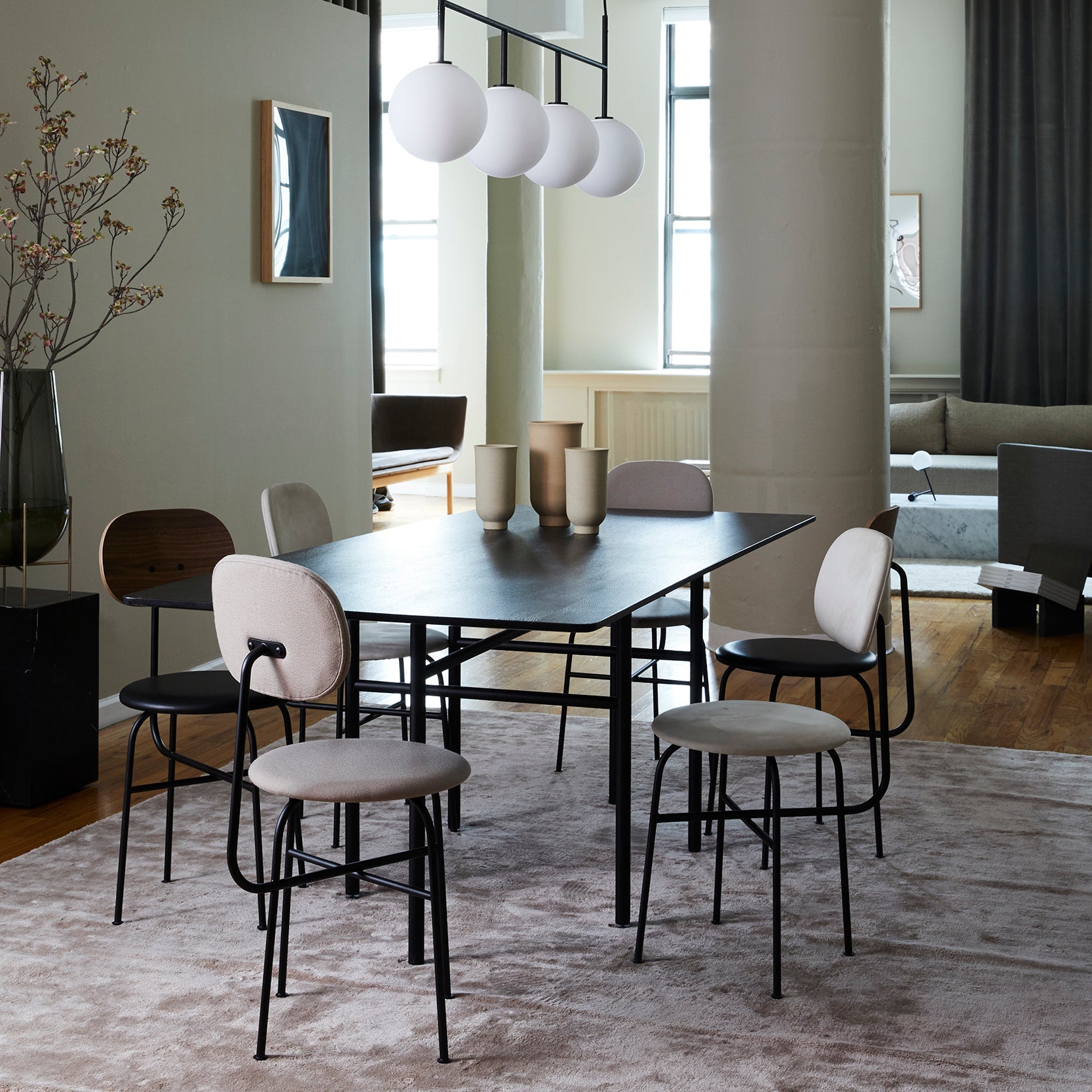 Afteroom Dining Chair Plus: Fully Upholstered