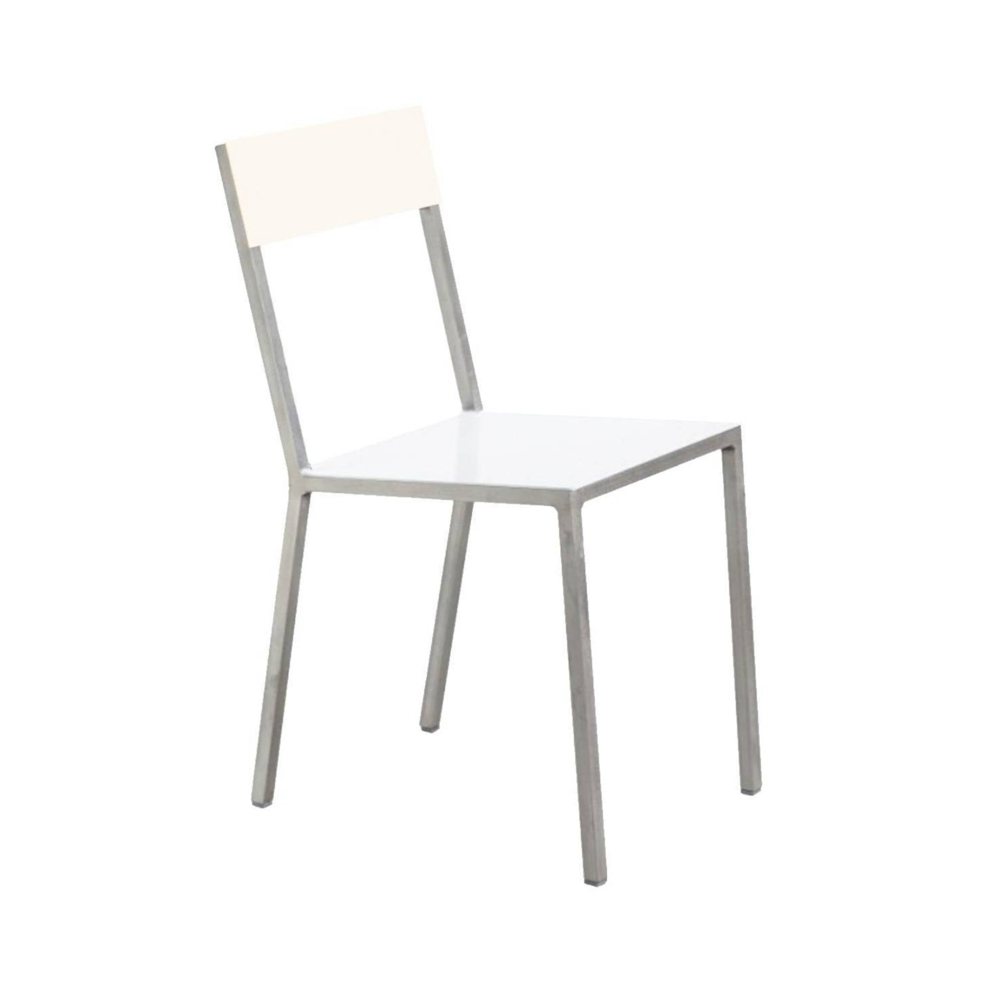 Alu Chair: White + Ivory + Aluminum