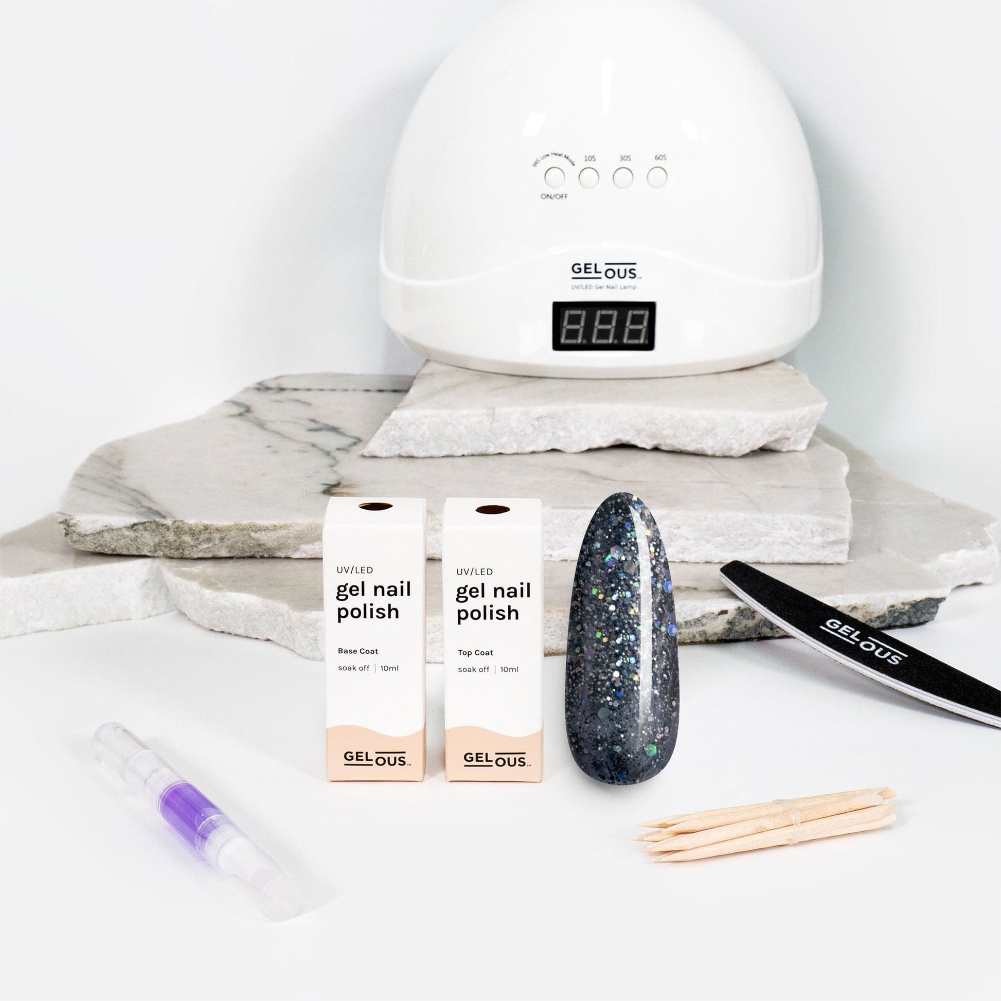 Gelous gel nail polish Black Magic Essentials Pack - photographed in New Zealand
