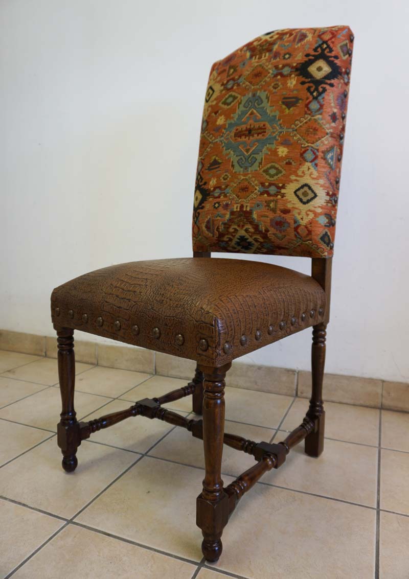 Adobe Western Dining Chair Set