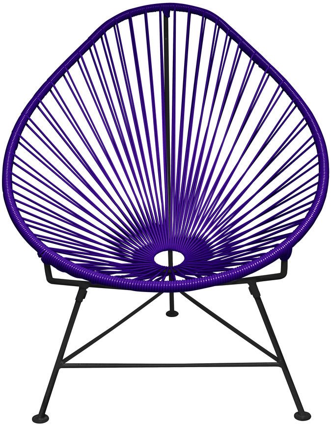 Acapulco Chair - Black Frame - Set of 2