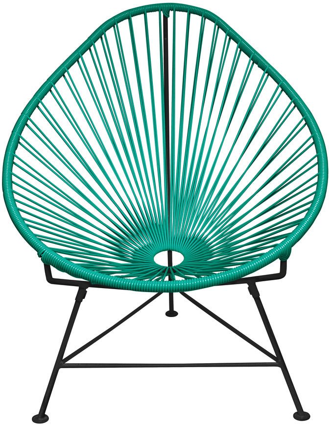 Acapulco Chair - Black Frame - Set of 2