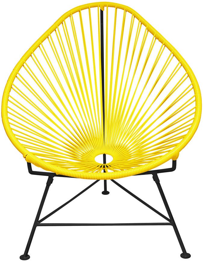 Acapulco Chair - Black Frame - Set of 2