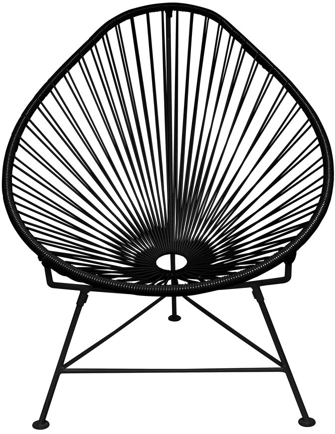 Acapulco Chair - Black Frame - Set of 2