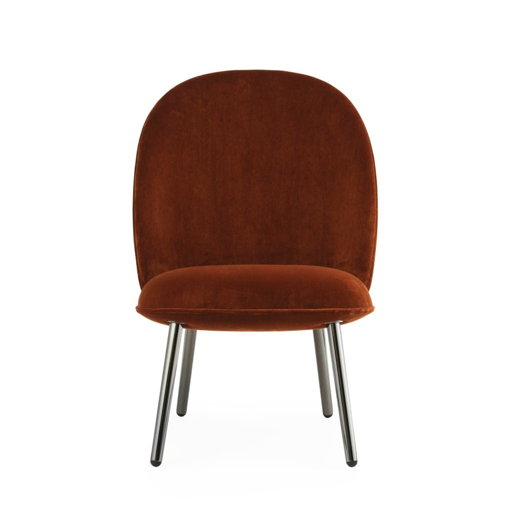 Ace Lounge Chair - Black Metallic Legs
