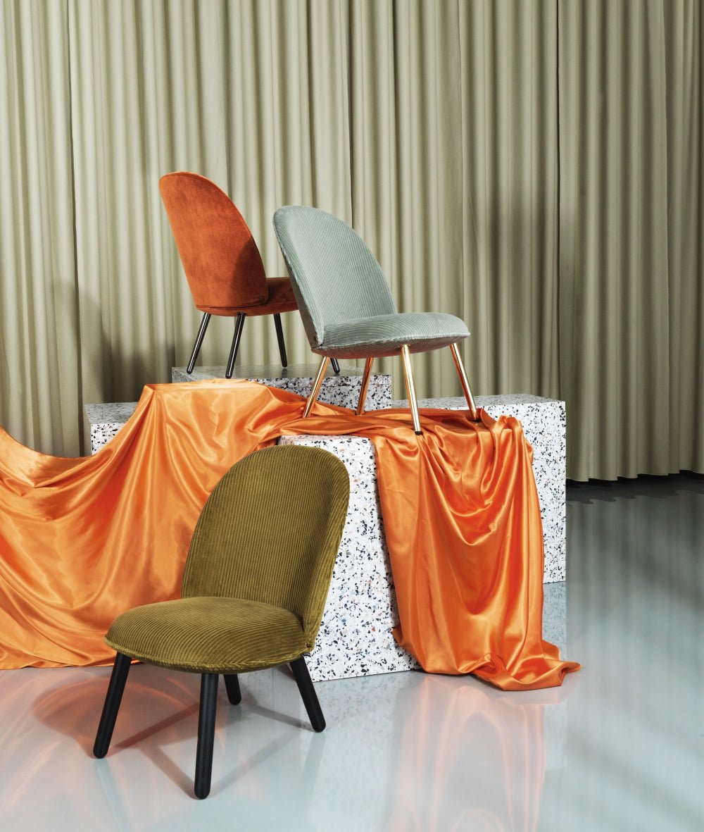 Ace Lounge Chair - Brass Legs