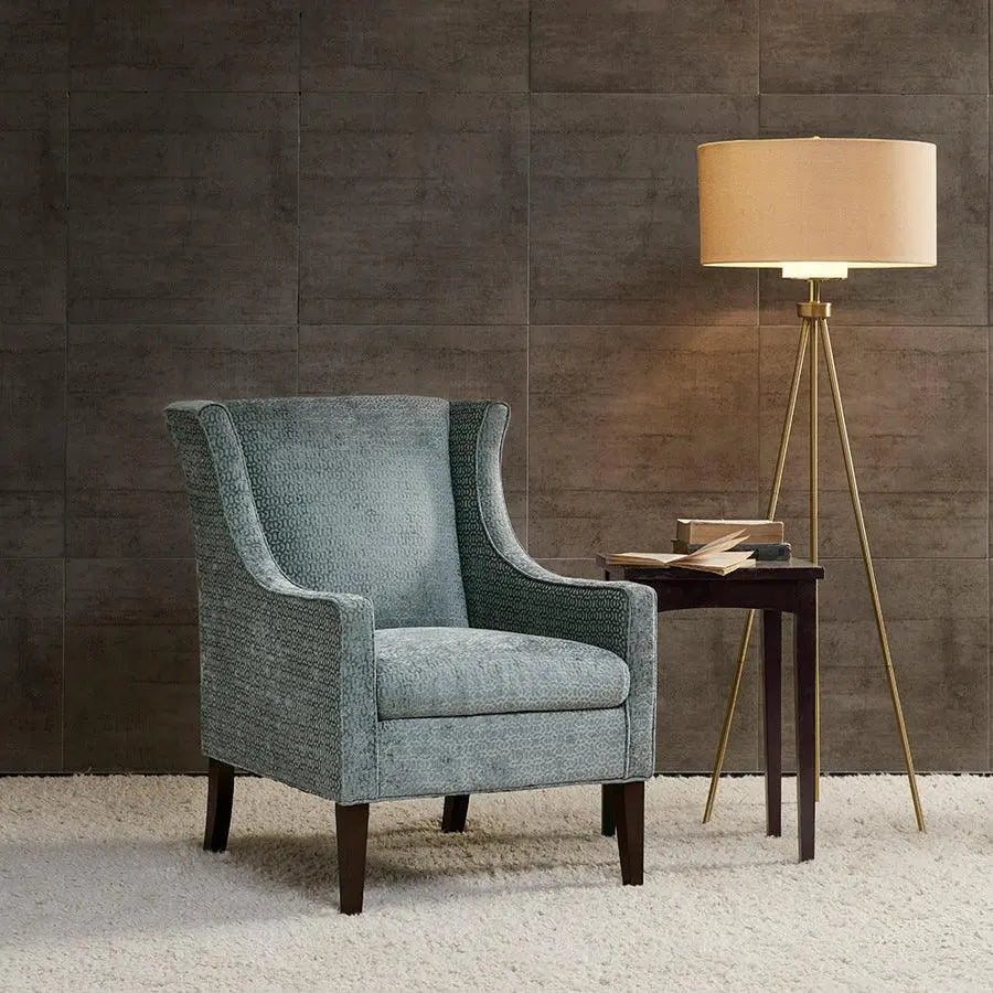 Addy Wing Chair Blue