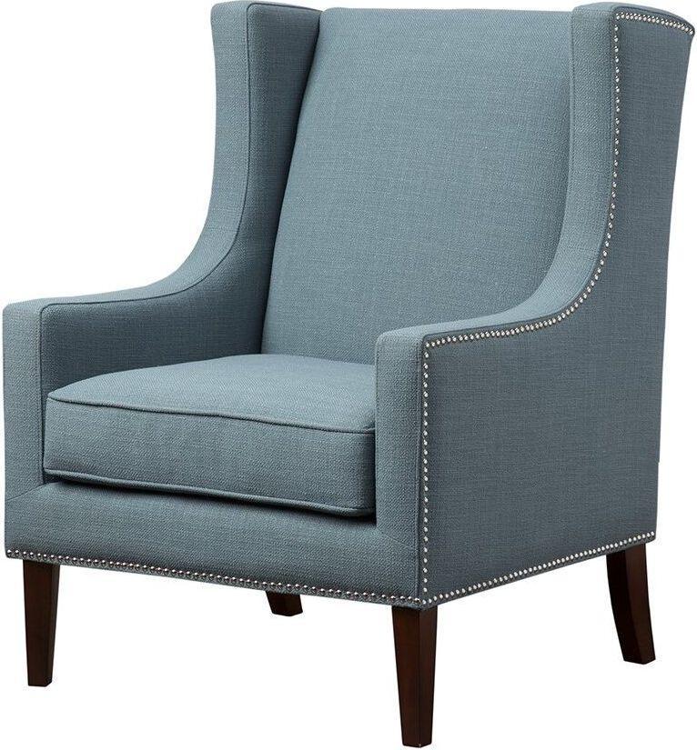 Barton Wing Chair Blue