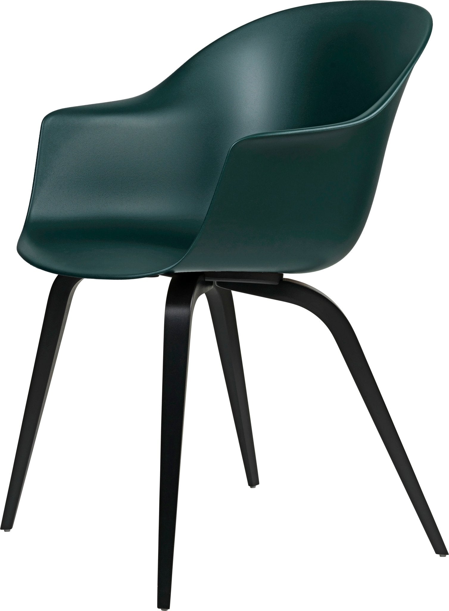 Bat Dining Armchair - Black Stained Beech Base