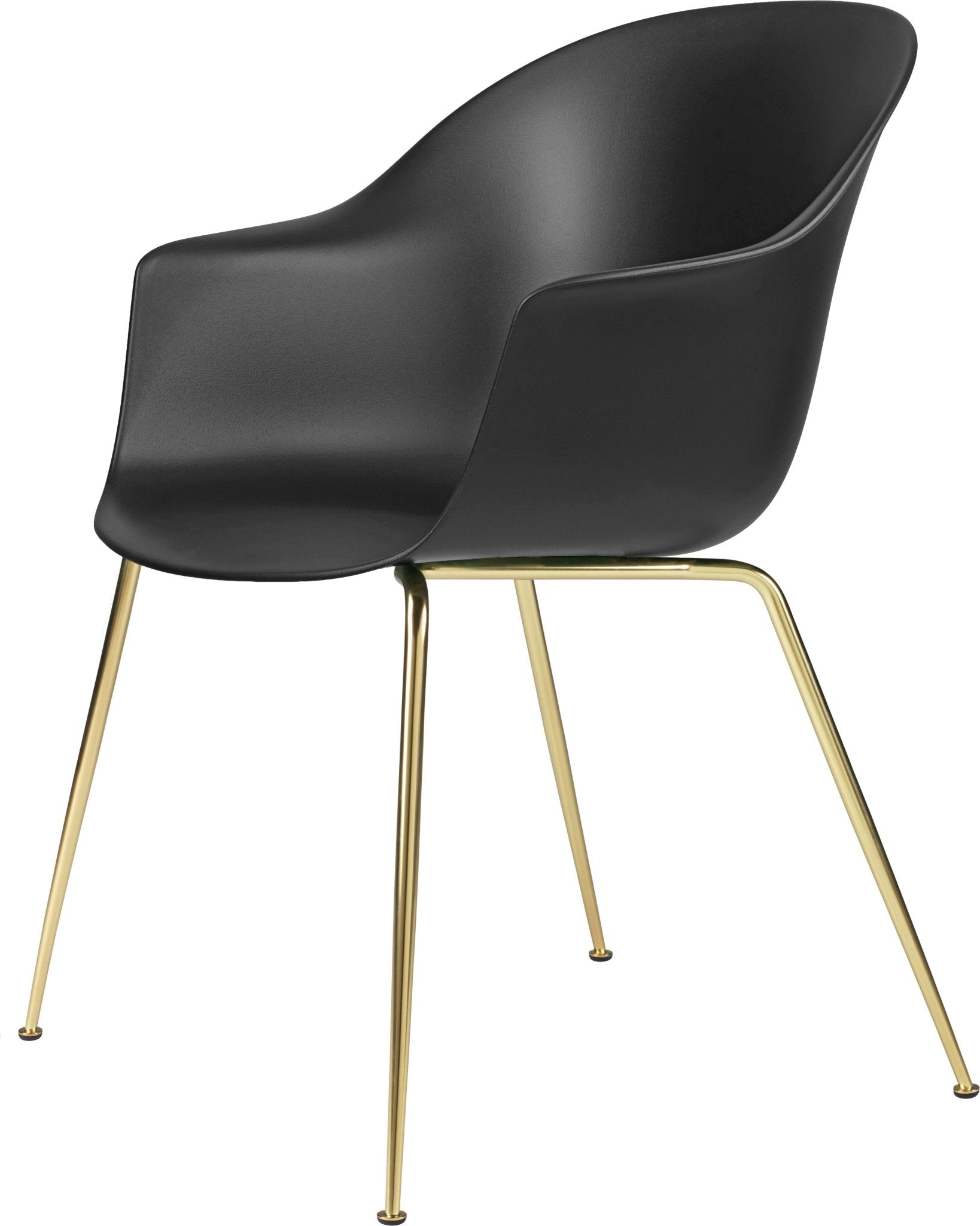 Bat Dining Armchair - Matte Brass Base