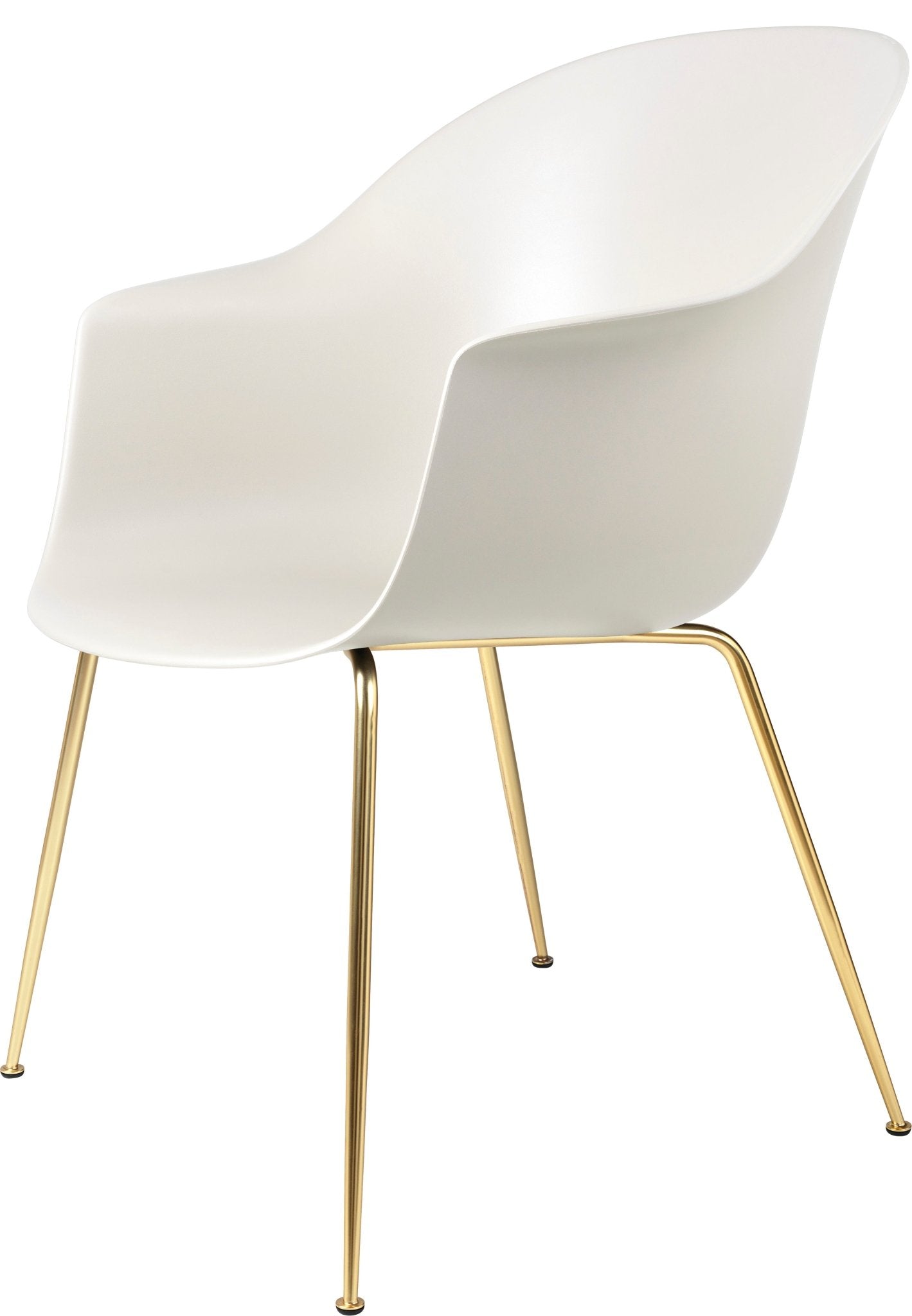 Bat Dining Armchair - Matte Brass Base