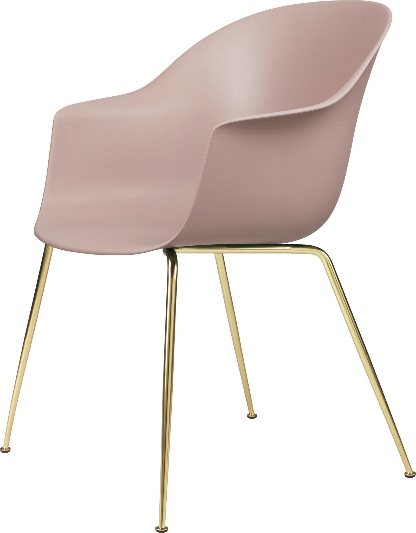 Bat Dining Armchair - Matte Brass Base