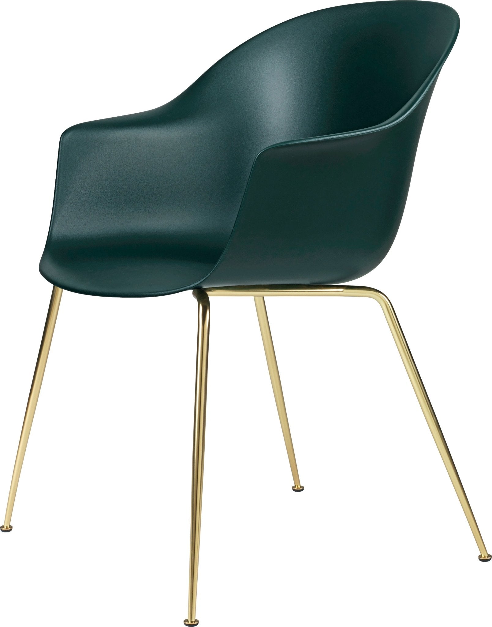 Bat Dining Armchair - Matte Brass Base