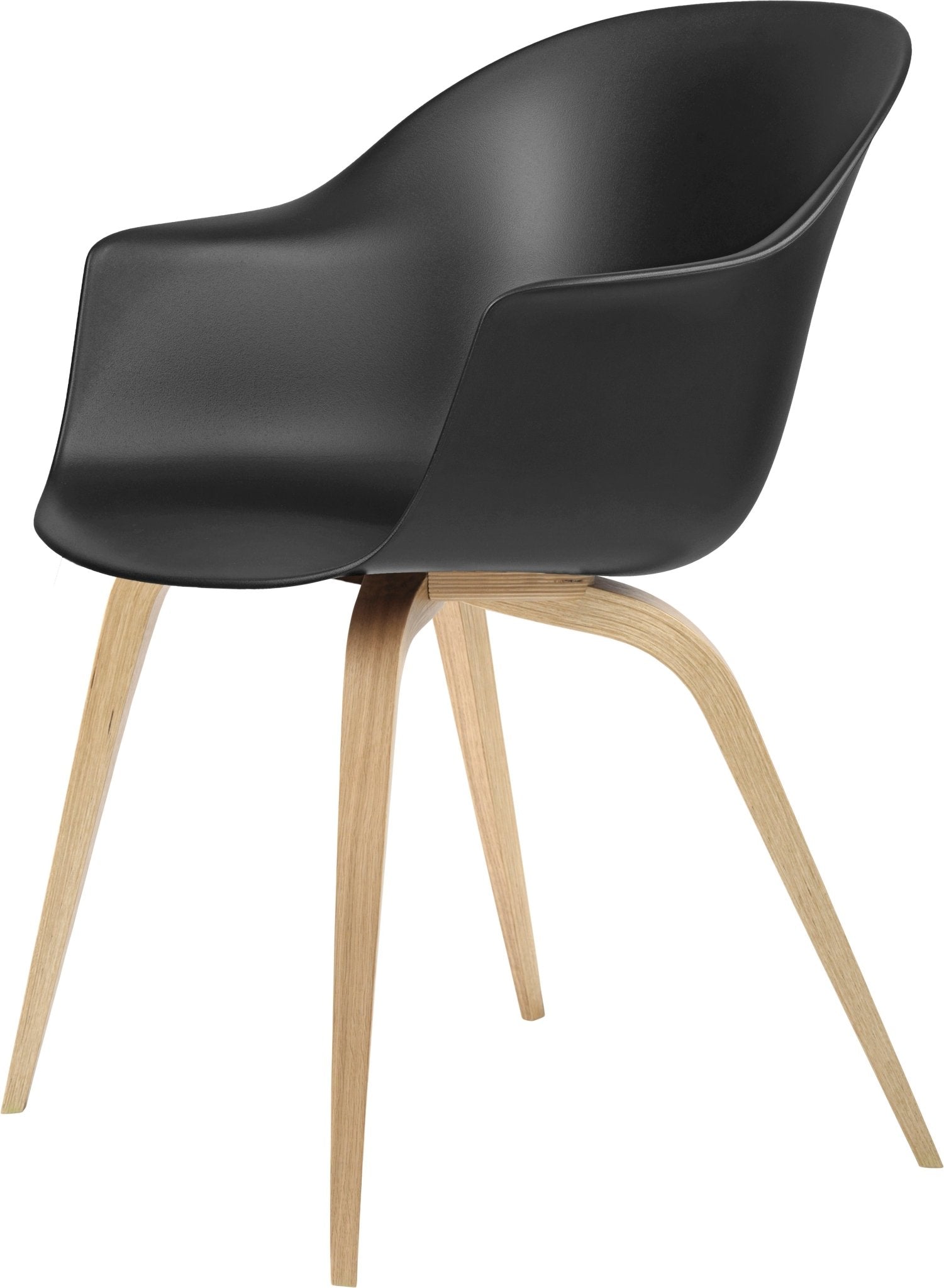 Bat Dining Armchair - Matte Oak Base