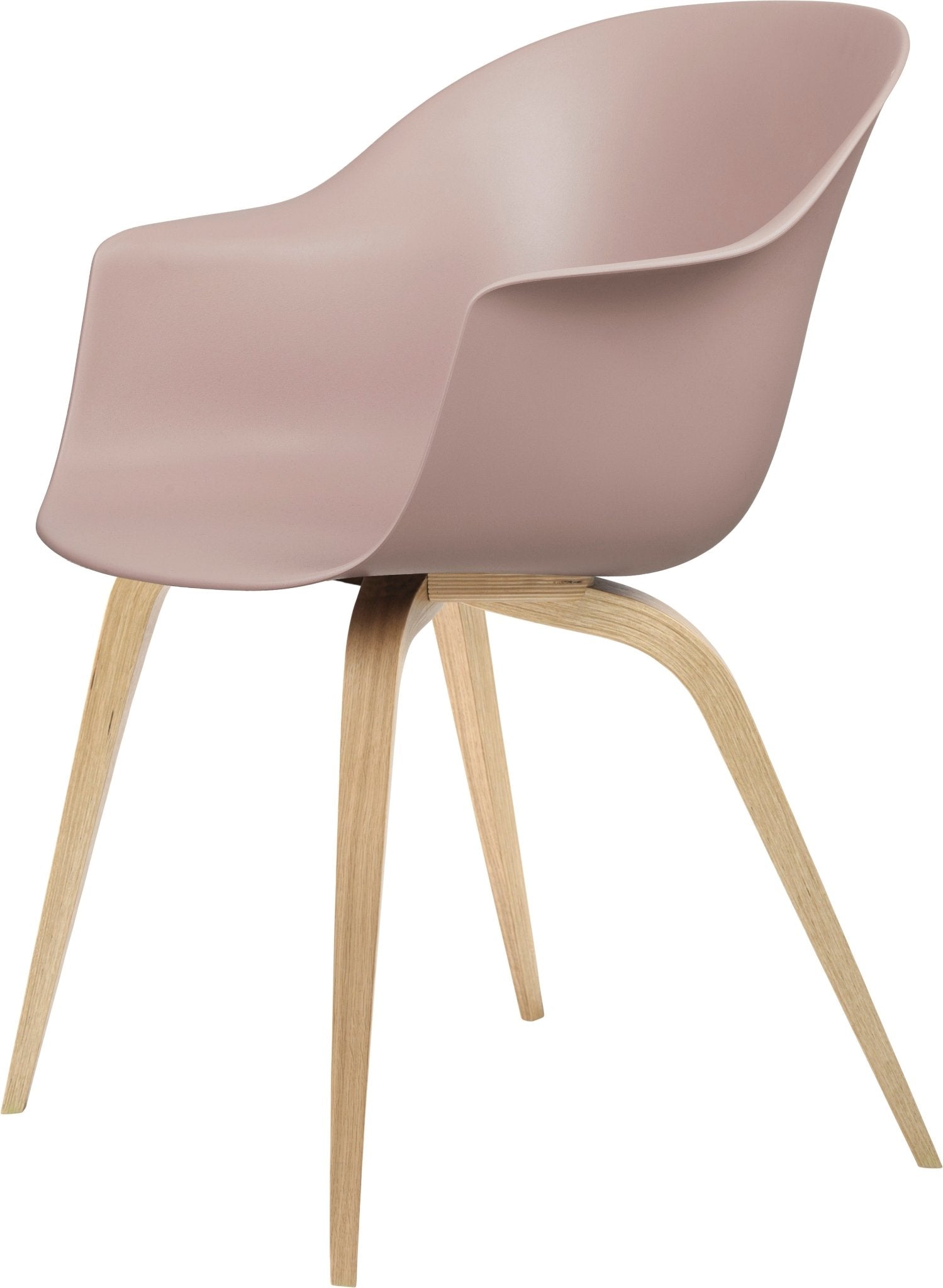 Bat Dining Armchair - Matte Oak Base