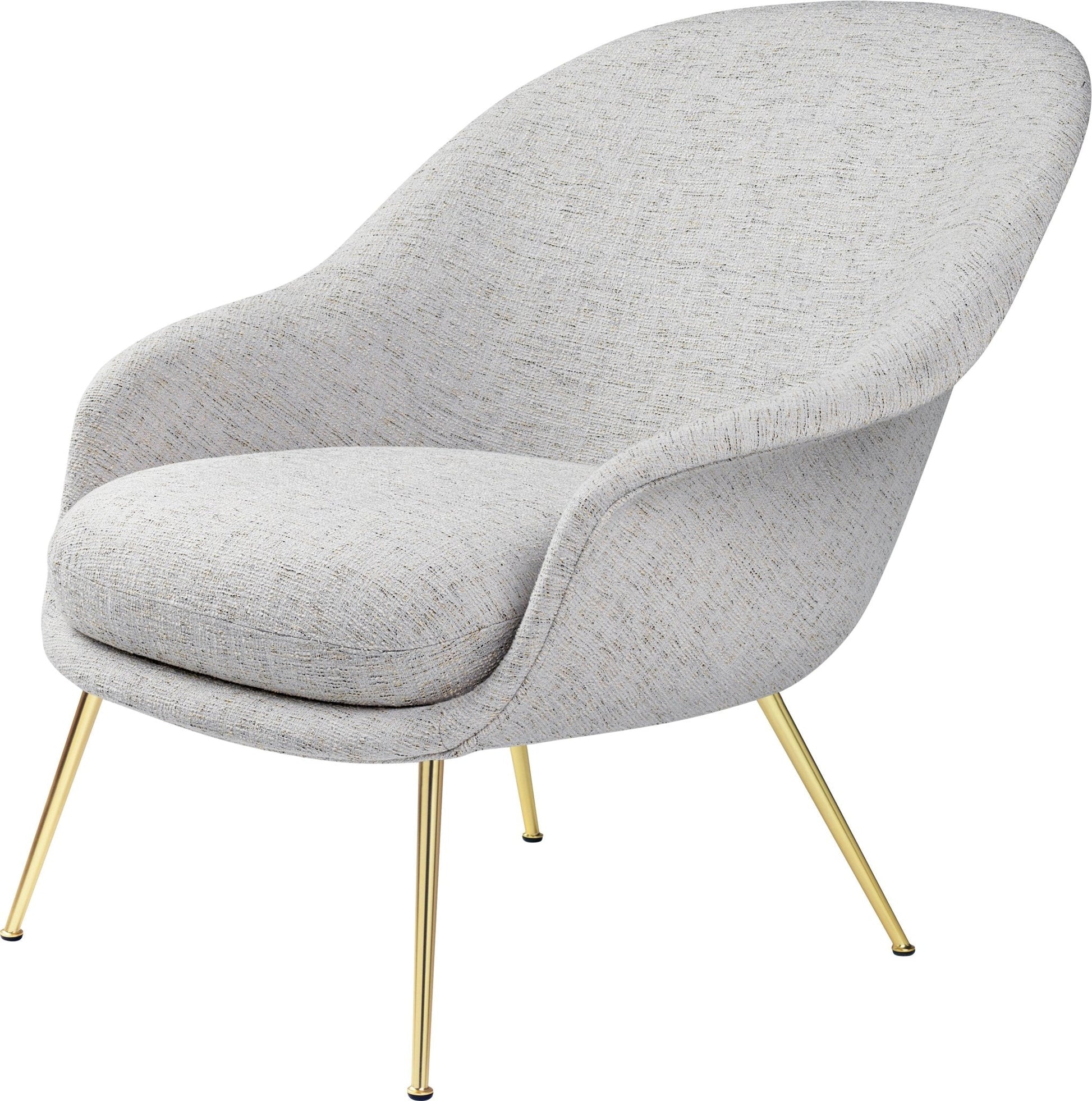 Bat Lounge Chair w/ Low Back - Brass