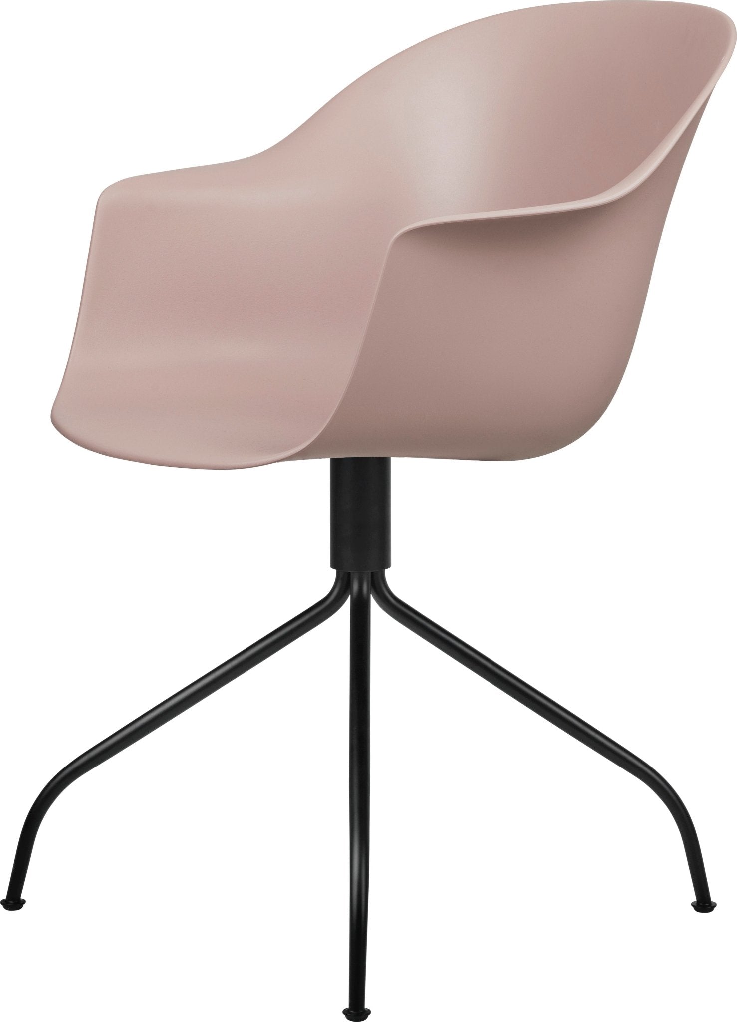 Bat Meeting Armchair - Black Swivel Base