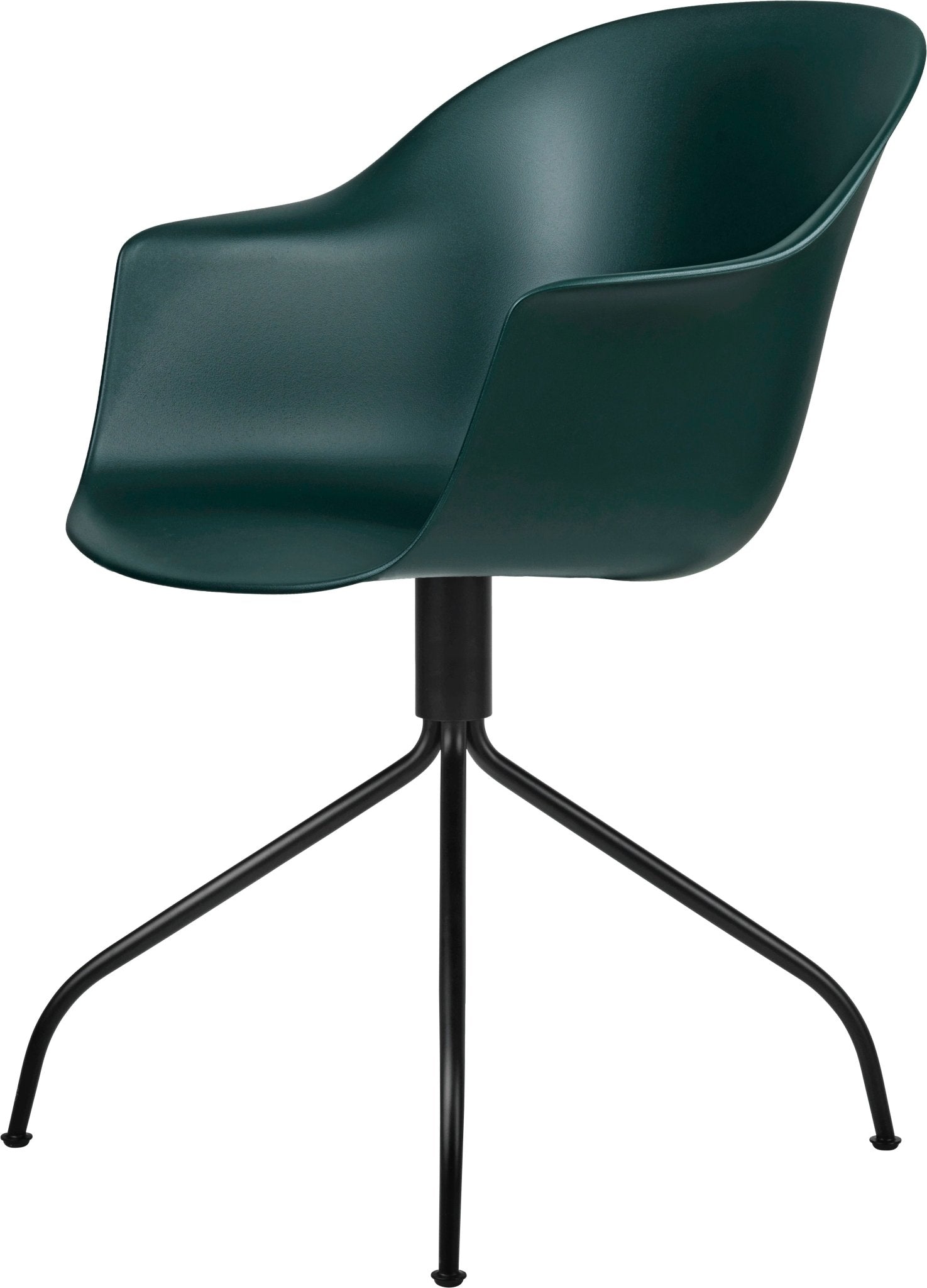 Bat Meeting Armchair - Black Swivel Base